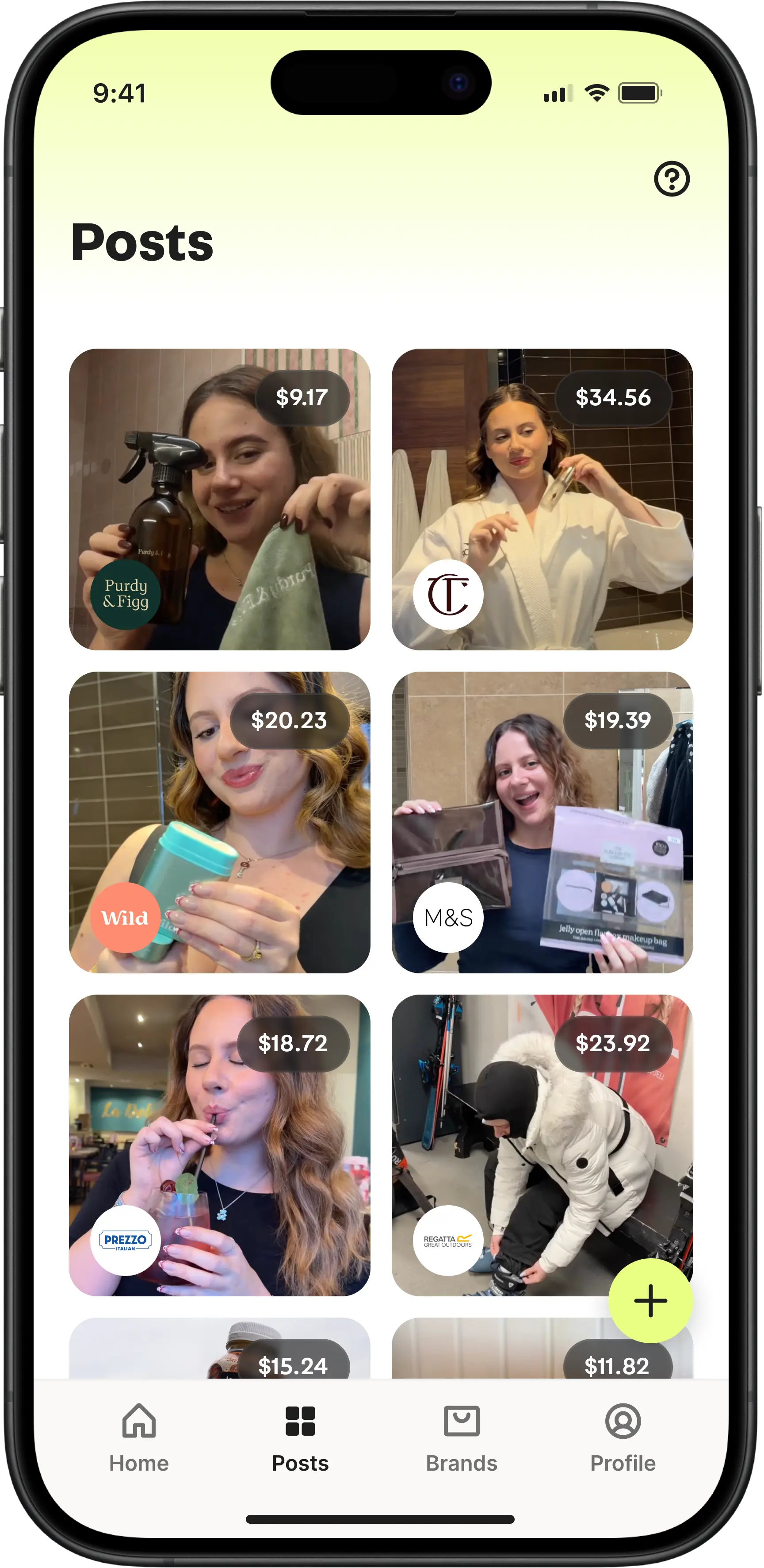 App post detail page